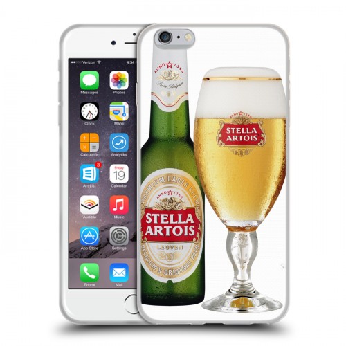 Дизайнерский силиконовый чехол для Iphone 6 Plus/6s Plus Stella Artois