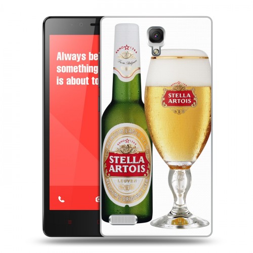 Дизайнерский силиконовый чехол для Xiaomi RedMi Note Stella Artois