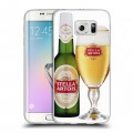 Дизайнерский пластиковый чехол для Samsung Galaxy S6 Edge Stella Artois
