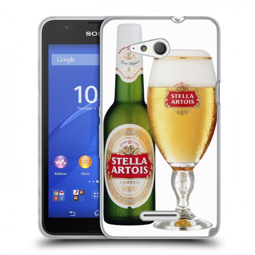 Дизайнерский пластиковый чехол для Sony Xperia E4g Stella Artois