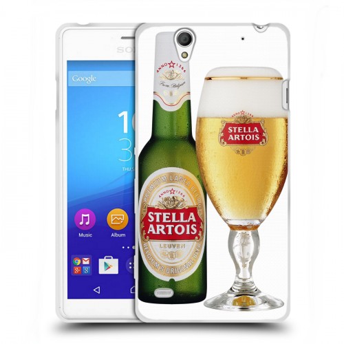 Дизайнерский пластиковый чехол для Sony Xperia C4 Stella Artois