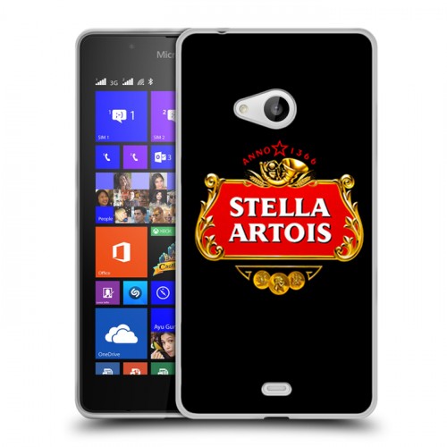 Дизайнерский пластиковый чехол для Microsoft Lumia 540 Stella Artois