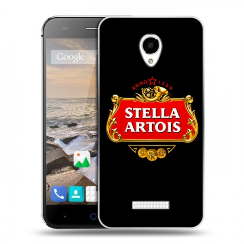 Дизайнерский силиконовый чехол для Micromax Canvas Spark Stella Artois