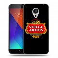 Дизайнерский пластиковый чехол для Meizu MX5 Stella Artois