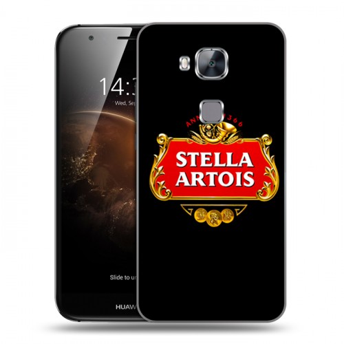 Дизайнерский пластиковый чехол для Huawei G8 Stella Artois