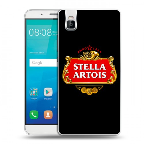 Дизайнерский пластиковый чехол для Huawei ShotX Stella Artois