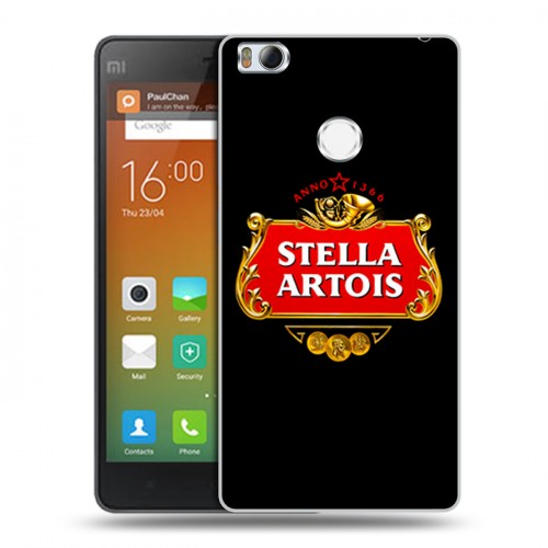 Дизайнерский пластиковый чехол для Xiaomi Mi4S Stella Artois