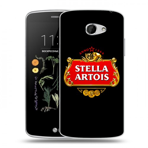 Дизайнерский силиконовый чехол для LG K5 Stella Artois