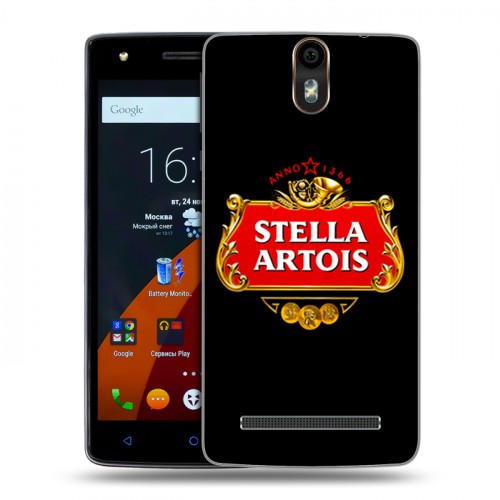 Дизайнерский силиконовый чехол для Wileyfox Storm Stella Artois