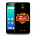 Дизайнерский силиконовый чехол для Micromax Q409 Stella Artois