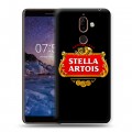 Дизайнерский пластиковый чехол для Nokia 7 Plus Stella Artois