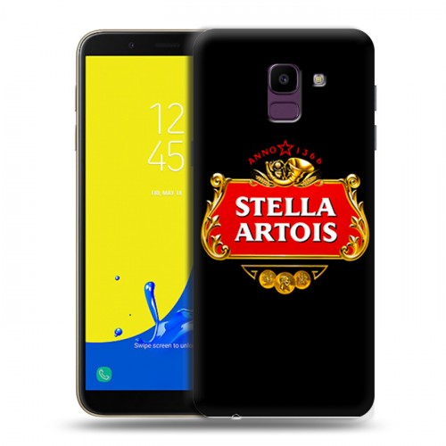 Дизайнерский пластиковый чехол для Samsung Galaxy J6 Stella Artois