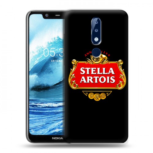 Дизайнерский пластиковый чехол для Nokia 5.1 Plus Stella Artois