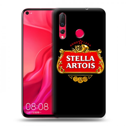 Дизайнерский пластиковый чехол для Huawei Nova 4 Stella Artois