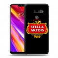 Дизайнерский пластиковый чехол для LG G8 ThinQ Stella Artois