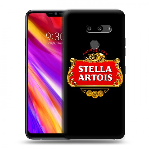 Дизайнерский пластиковый чехол для LG G8 ThinQ Stella Artois