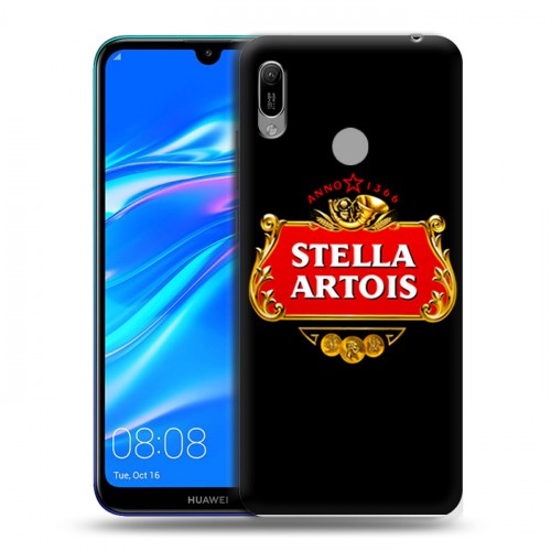 Дизайнерский пластиковый чехол для Huawei Y6 (2019) Stella Artois