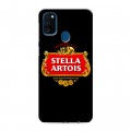 Дизайнерский силиконовый чехол для Samsung Galaxy M30s Stella Artois