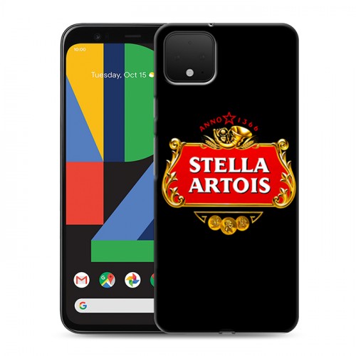 Дизайнерский пластиковый чехол для Google Pixel 4 Stella Artois