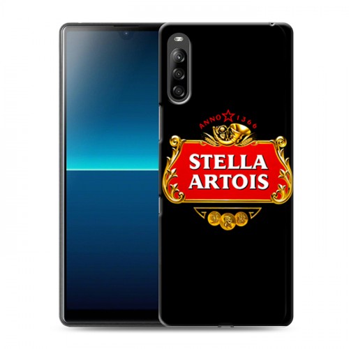 Дизайнерский силиконовый с усиленными углами чехол для Sony Xperia L4 Stella Artois