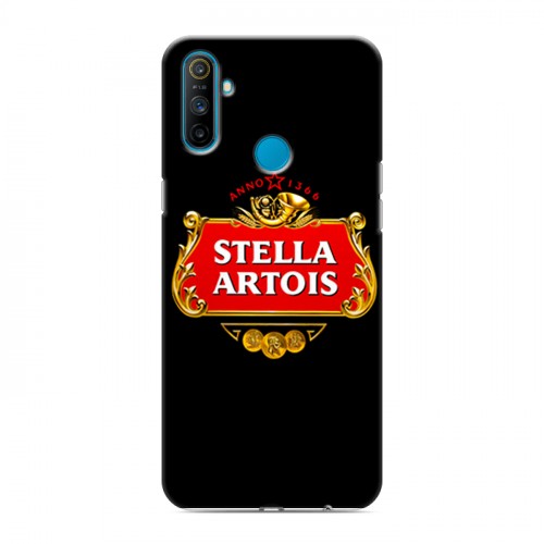 Дизайнерский силиконовый чехол для Realme C3 Stella Artois