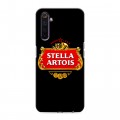 Дизайнерский силиконовый чехол для Realme 6 Pro Stella Artois