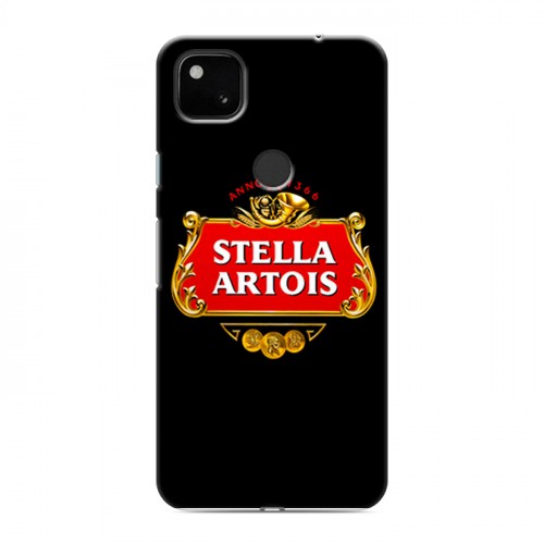 Дизайнерский пластиковый чехол для Google Pixel 4a Stella Artois