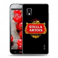 Дизайнерский пластиковый чехол для LG Optimus G Stella Artois