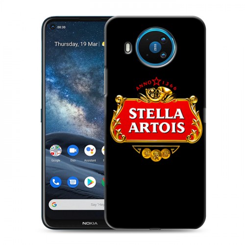 Дизайнерский силиконовый чехол для Nokia 8.3 Stella Artois