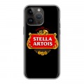 Дизайнерский силиконовый чехол для Iphone 14 Pro Max Stella Artois
