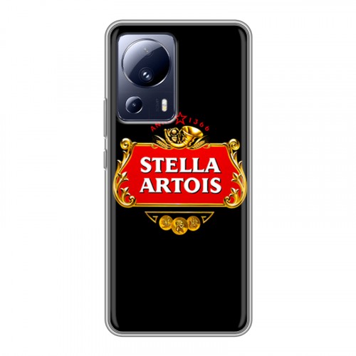 Дизайнерский силиконовый чехол для Xiaomi 13 Lite Stella Artois