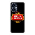 Дизайнерский силиконовый с усиленными углами чехол для Realme C55 Stella Artois