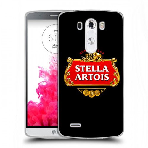 Дизайнерский силиконовый чехол для LG G3 (Dual-LTE) Stella Artois