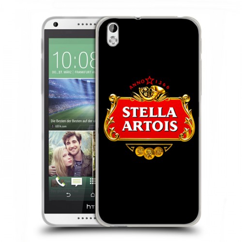 Дизайнерский пластиковый чехол для HTC Desire 816 Stella Artois