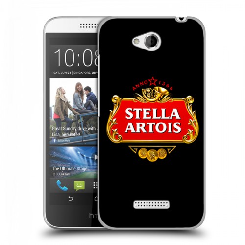 Дизайнерский пластиковый чехол для HTC Desire 616 Stella Artois