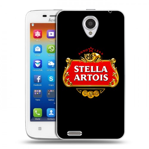 Дизайнерский пластиковый чехол для Lenovo S650 Ideaphone Stella Artois