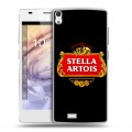 Дизайнерский пластиковый чехол для Prestigio Grace Stella Artois