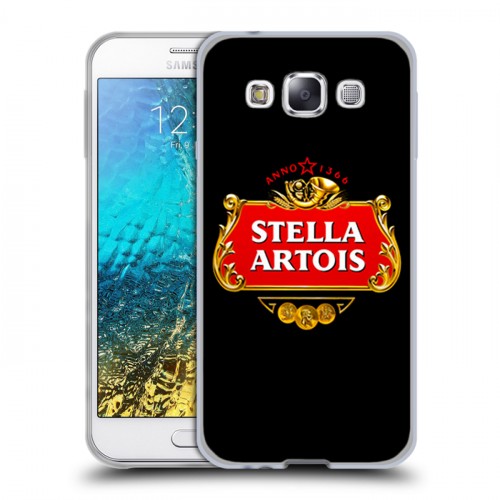 Дизайнерский пластиковый чехол для Samsung Galaxy E5 Stella Artois