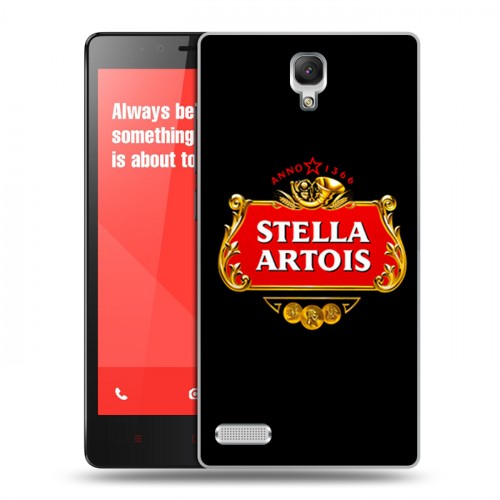 Дизайнерский силиконовый чехол для Xiaomi RedMi Note Stella Artois