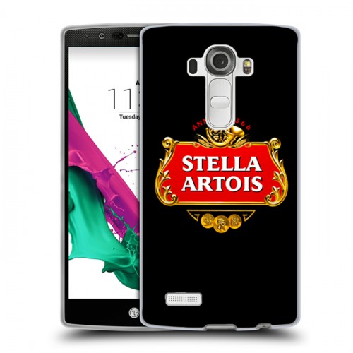 Дизайнерский пластиковый чехол для LG G4 Stella Artois