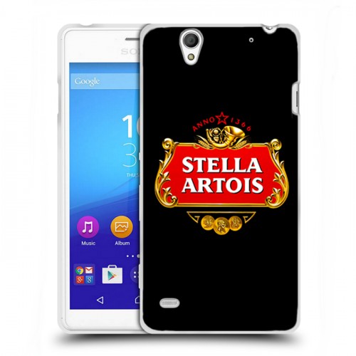 Дизайнерский пластиковый чехол для Sony Xperia C4 Stella Artois