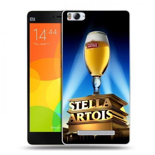 Дизайнерский пластиковый чехол для Xiaomi Mi4i Stella Artois