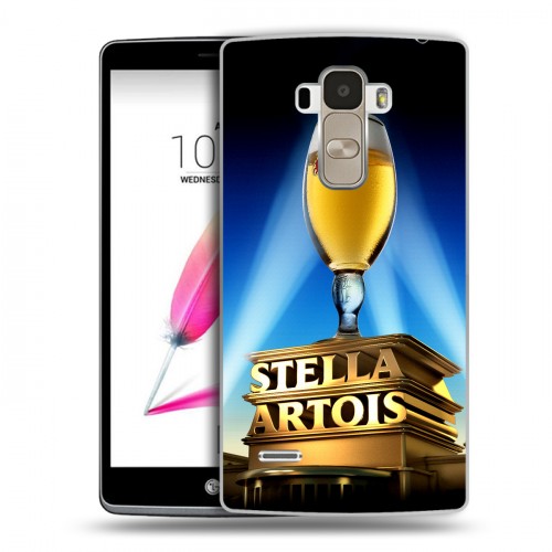 Дизайнерский пластиковый чехол для LG G4 Stylus Stella Artois