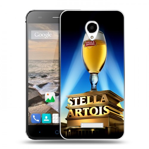 Дизайнерский силиконовый чехол для Micromax Canvas Spark Stella Artois