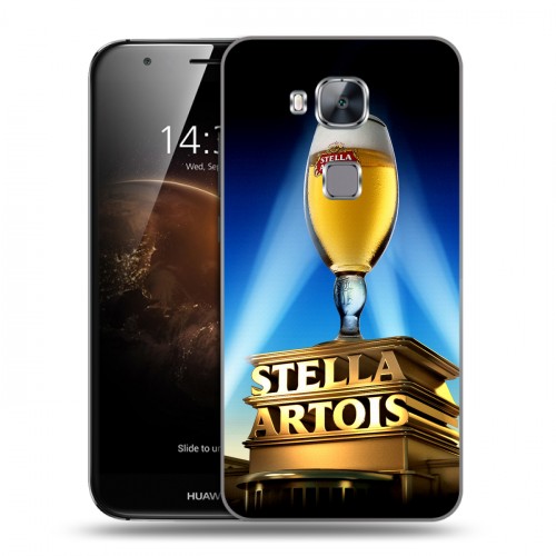 Дизайнерский пластиковый чехол для Huawei G8 Stella Artois