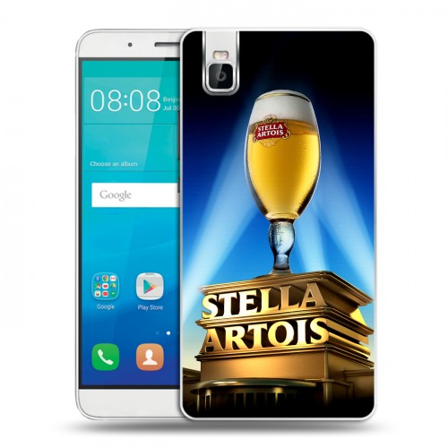 Дизайнерский пластиковый чехол для Huawei ShotX Stella Artois