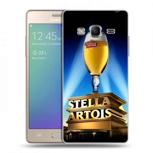 Дизайнерский пластиковый чехол для Samsung Z3 Stella Artois