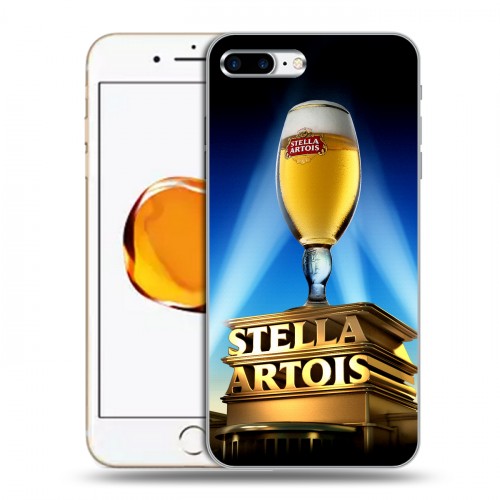 Дизайнерский пластиковый чехол для Iphone 7 Plus / 8 Plus Stella Artois