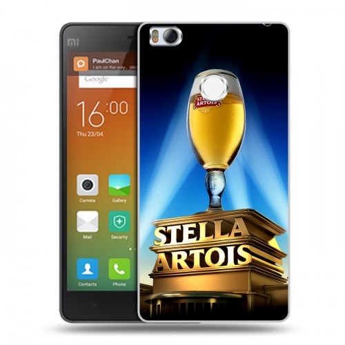 Дизайнерский пластиковый чехол для Xiaomi Mi4S Stella Artois