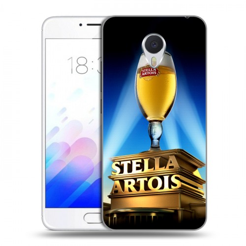 Дизайнерский пластиковый чехол для Meizu M3E Stella Artois